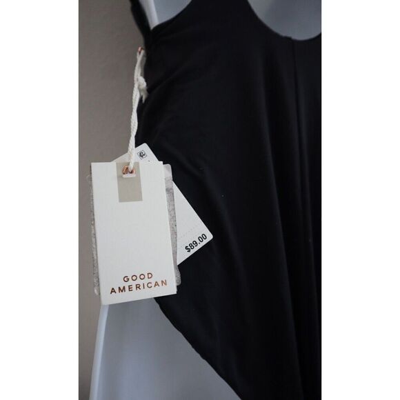 Good American GSW0294 Women's Sz 2/M Black Lounge One-Piece Swimsuit - Picture 5 of 11